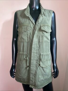 Universal Thread Olive Green Military Field Safari Utility Vest with Pockets!